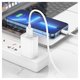 USB кабель Hoco X88, USB тип-A, Lightning, 100 см, 2,4 А, белый, #6931474783318 Превью 1