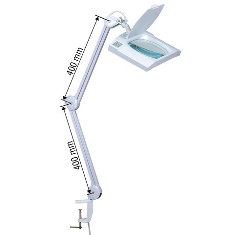 Настольная увеличительная линза Bourya 8069LED-A, 5 диоптрий Превью 4