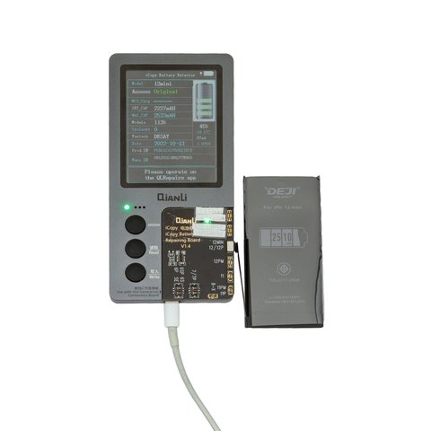 Batería Deji puede usarse con Apple iPhone 12 mini, Li-ion, 3.85 V, 2510 mAh, mayor capacidad, original IC Vista previa  1
