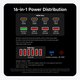 Сетевое зарядное устройство Amaoe POW-1, 210 Вт, Quick Charge, Power Delivery (PD), с беспроводной зарядкой, 14 портов Превью 8