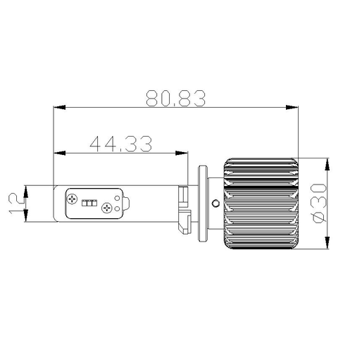 Набор светодиодного головного света UP-7HL-880W-4000Lm (880, 4000 лм, холодный белый) Превью 1