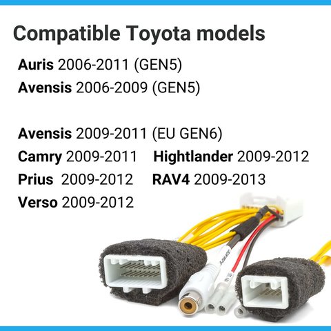 Rear View Camera Connection Cable for Toyota GEN5 / GEN6 Preview 4