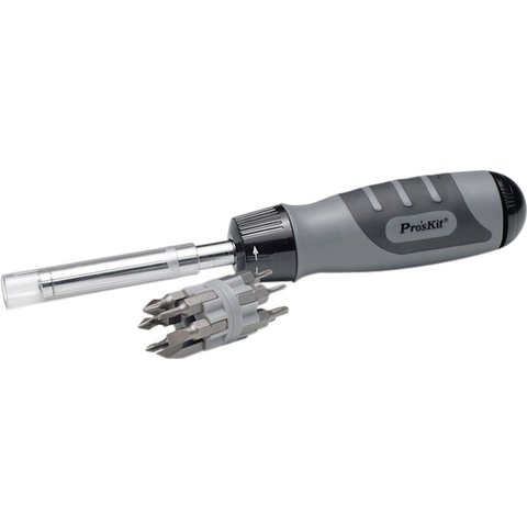 Ratchet Screwdriver Set Pro'sKit 8PK-SD010 (12-In-1) Preview 1