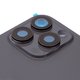 Housing Back Cover compatible with iPhone 15 Pro Max, (black, with camera lens, Original (PRC)) Preview 1