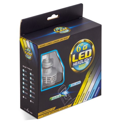 Juego de luces LED principales para coche UP-6HL (H7, 3000 lm) Vista previa  2