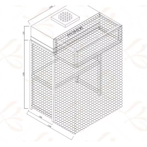 Cámara antiestática TBK TBK010, con ventilador, Size:1200*1200*1780 mm Vista previa  2
