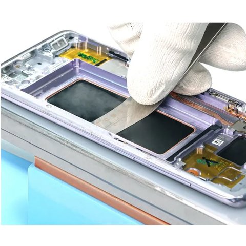 Herramienta para levantar pantalla, cristal táctil RELIFE RL-060, espátula metálica, 2 in 1 Vista previa  2