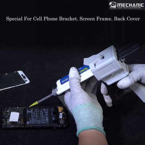 Adhesivo Mechanic AB500, transparente, 50 ml Vista previa  1