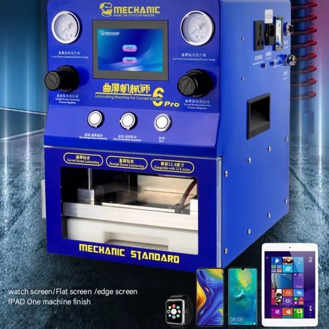 Dispositivo para pegar módulos de pantallas Mechanic 6 pro puede usarse con celulares; tablet PC, vacío, laminador, 12.9" Vista previa  1