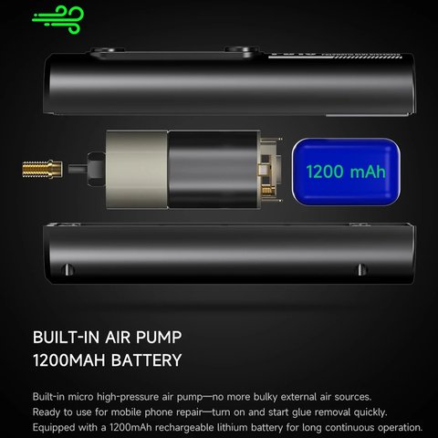 Pistola universal Mechanic PD10, 30 ml, 10 ml, neumático, automático Vista previa  3