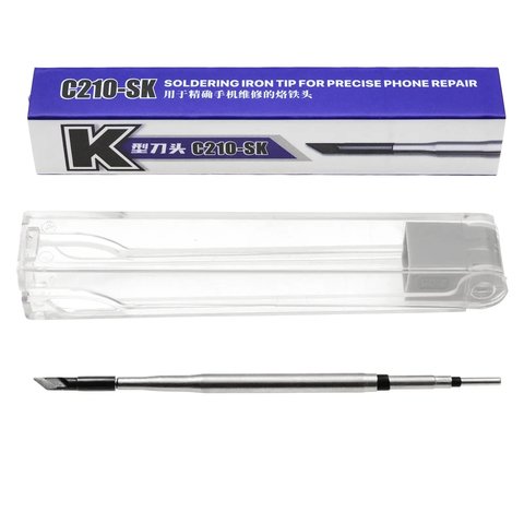 Punta para cautín Mechanic C210-SK, cuchillo, negro Vista previa  2