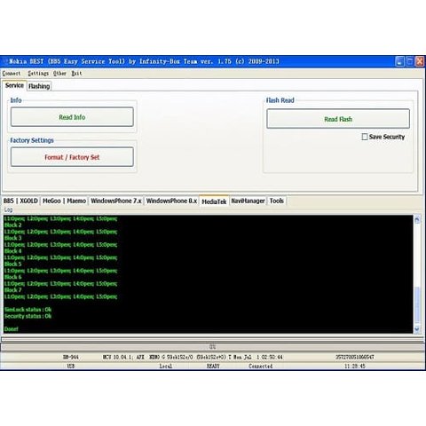 ATF/Cyclone/JAF/MXBOX HTI/UFS/Universal Box F-Bus/USB-кабель для Nokia 108 Превью 11