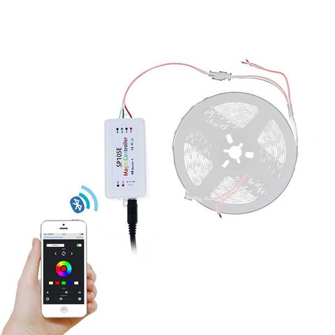 Контроллер с Bluetooth-управлением SP105E (RGB, WS2801, WS2811, WS2812, WS2813 5-24 В) Превью 4