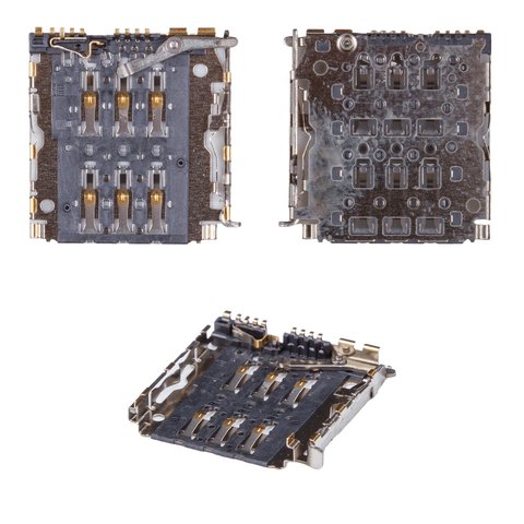 Коннектор SIM-карты для Samsung A546 Galaxy A54 5G, M346 Galaxy M34, с коннектором карты памяти Превью 1