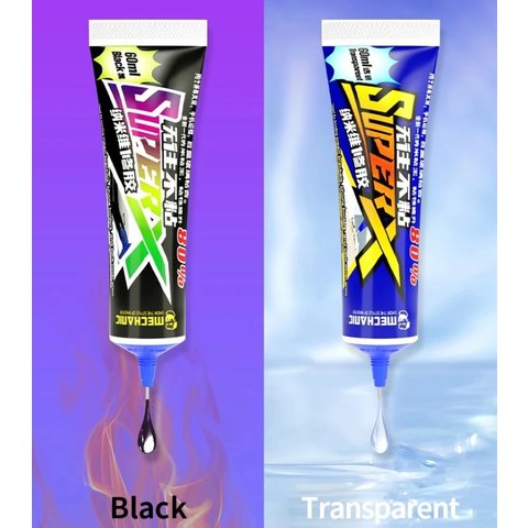 Клей-герметик Mechanic Super X, для приклеивания тачскрина, дисплея, 60 мл, черный Превью 2