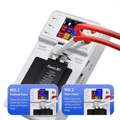 Портативний апарат для точкового зварювання QianLi Macaron Max Прев'ю 1