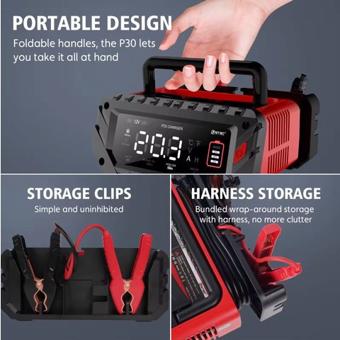 Зарядное устройство HTRC P30, 220 В, 6В/10А, 24В/16А, 12В/30А Превью 1