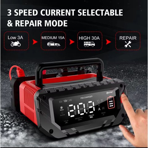 Зарядное устройство HTRC P30, 220 В, 6В/10А, 24В/16А, 12В/30А Превью 4