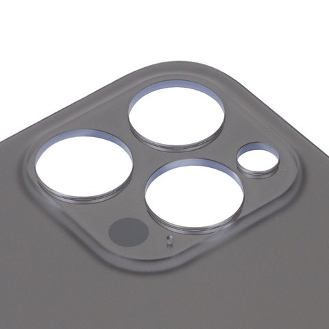 Задняя панель корпуса для iPhone 12 Pro Max, серая, не нужно снимать стекло камеры, Original (PRC), big hole, graphite Превью 1