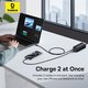 USB кабель Baseus Cafule, 2xUSB тип-C, 200 см, 100 Вт, чорний, червоний, в нейлоновому обплетенні, 2 шт., #P10318306003-01 Прев'ю 2