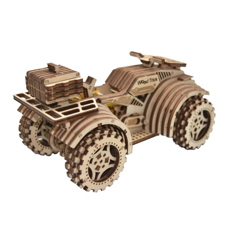 Механический 3D-пазл Wood Trick Квадроцикл Превью 1