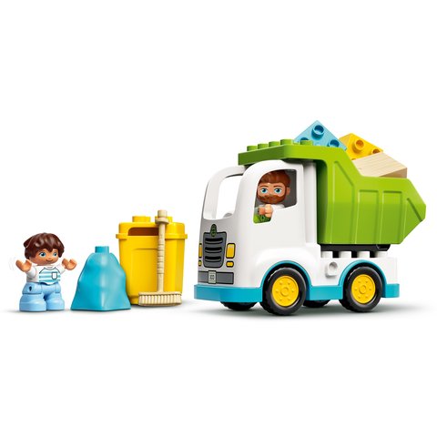 Конструктор LEGO DUPLO Мусоровоз и контейнеры для раздельного сбора мусора (10945) Превью 4